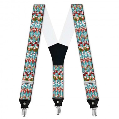 Bretele pantaloni personalizate, model cadouri de la Mos Craciun